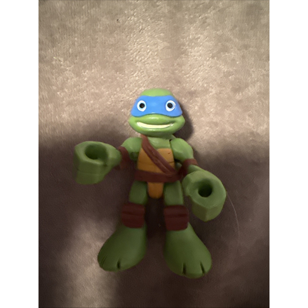TMNT Half Shell Heroes Leonardo Figure Leo 2014 imaginext 2.5 Ninja Turtles
